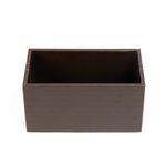PORTA-SACHE-MDF-COURO-SINTETICO-12X6-5CM-H6CM-MARROM-CX172M