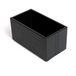 PORTA-SACHE-MDF-COURO-SINTETICO-12X6-5CM-H6CM-PRETO-CX172P