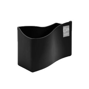 PORTA GUARDANAPOS PLÁSTICO 13X5CM H10CM PRETO B10500/0008