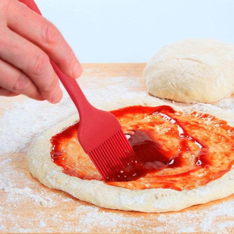 PINCEL-SILICONE-21CM-VERMELHO-SN1740