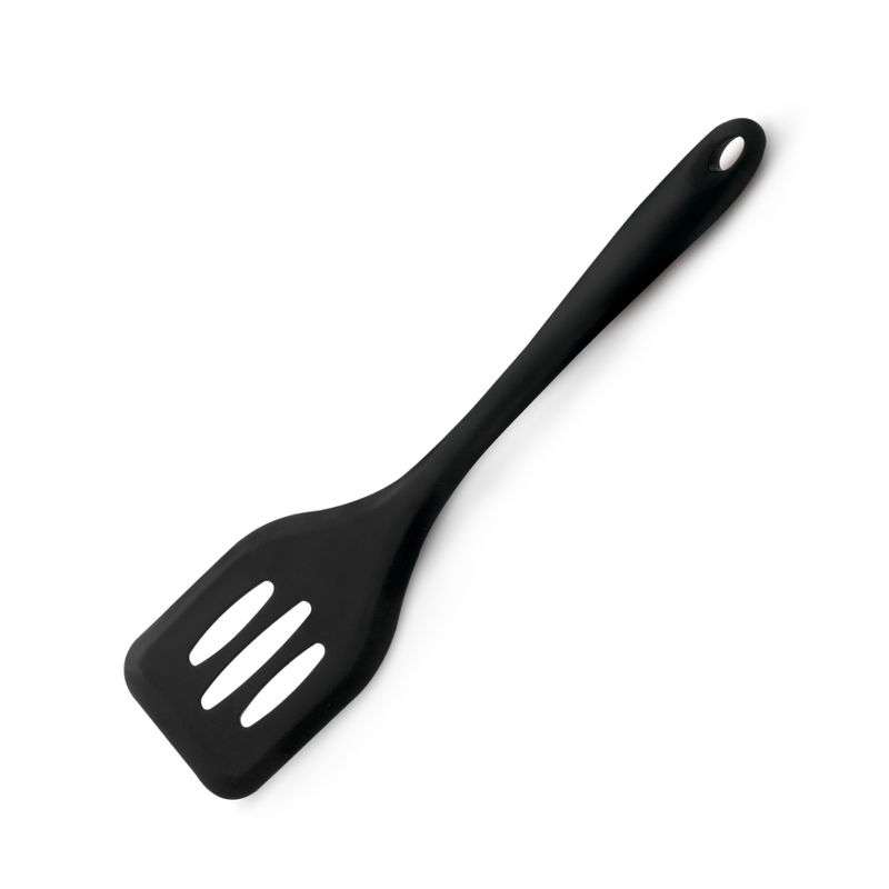 ESPATULA-VAZADA-SILICONE-30CM-PRETA-SN1738P