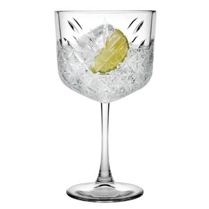 JOGO 6 TAÇAS GIN VIDRO 500ML Ø10CM H20CM TIMELESS 440237