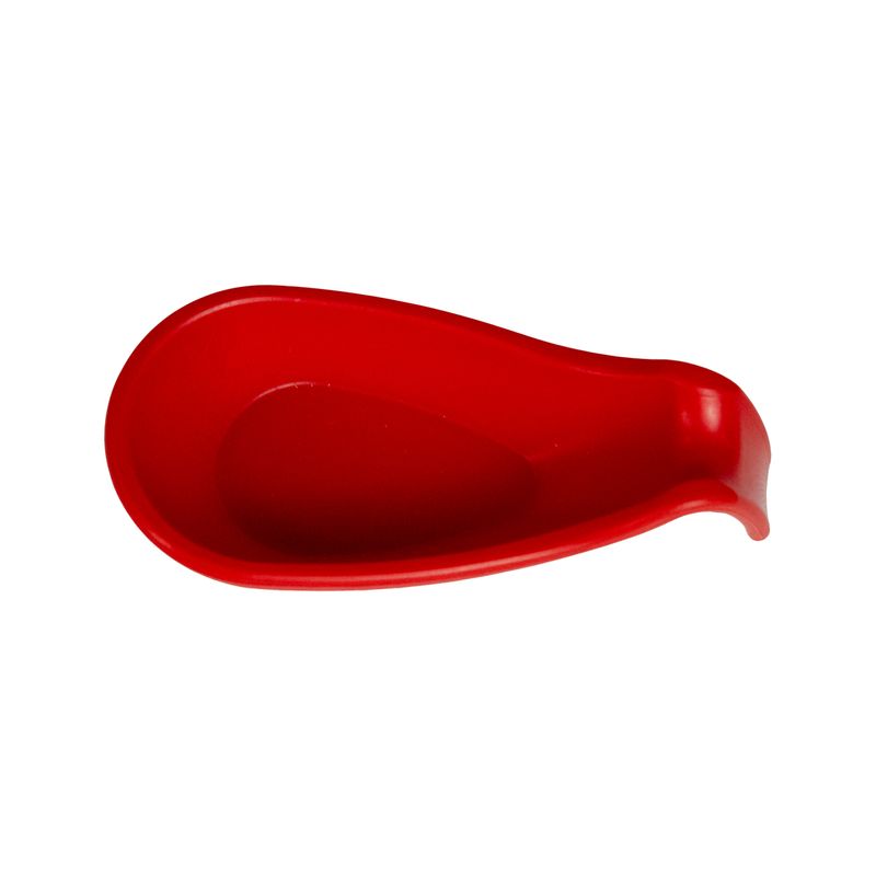MINI-COLHER-CHINESA-POLIPROPILENO-EMBORRACHADO-10-5CM-VERMELHA-10065V