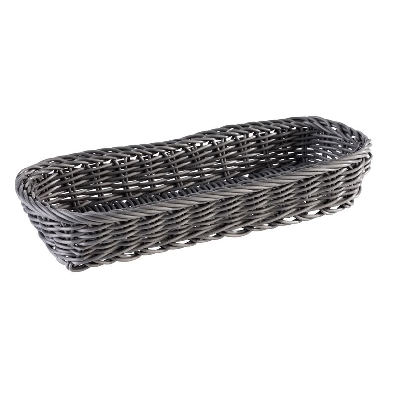 PORTA-TALHERES-PLASTICO-27X10CM-H4-5CM-CINZA-40011