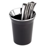 PORTA-TALHERES-PLASTICO-SAN--13CM-H15CM-CROMADO-PRETO-00026