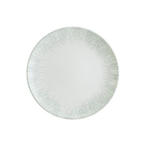 PRATO SOBREMESA PORCELANA Ø19CM H2CM IRIS VERDE BONNA