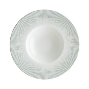 PRATO FUNDO MASSA PORCELANA Ø28CM H6CM IRIS VERDE BONNA IRSBNC28CK