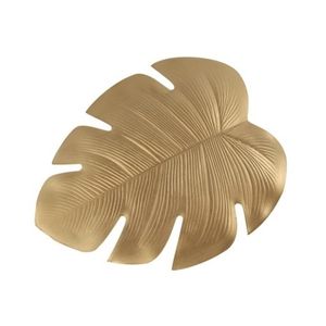 LUGAR AMERICANO EVA 45X38CM LEAF METALLIC OURO HI025
