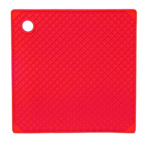 DESCANSO PANELA SILICONE 18X18CM VERMELHO SN13282