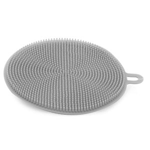 ESPONJA LIMPEZA SILICONE Ø11CM CINZA SN19081