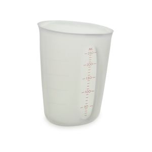 COPO MEDIDOR SILICONE 250ML 9,5X5,5CM H11,5CM SN20212