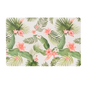 LUGAR AMERICANO PVC 44X28CM PRINT FLOR HIBISCO 201459