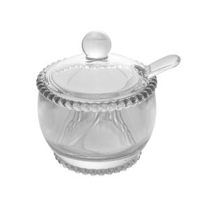AÇUCAREIRO CRISTAL COLHER Ø8CM H7,5CM PEARL 28379