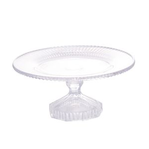 PRATO BOLO CRISTAL ECOLÓGICO Ø18,5CM H9,5CM RENAISSANCE 4424