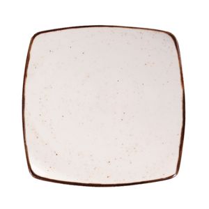 JOGO 6 PRATOS MESA PORCELANA 27,5X27,5CM H2,5CM BEGE ARTISAN PA1605912812