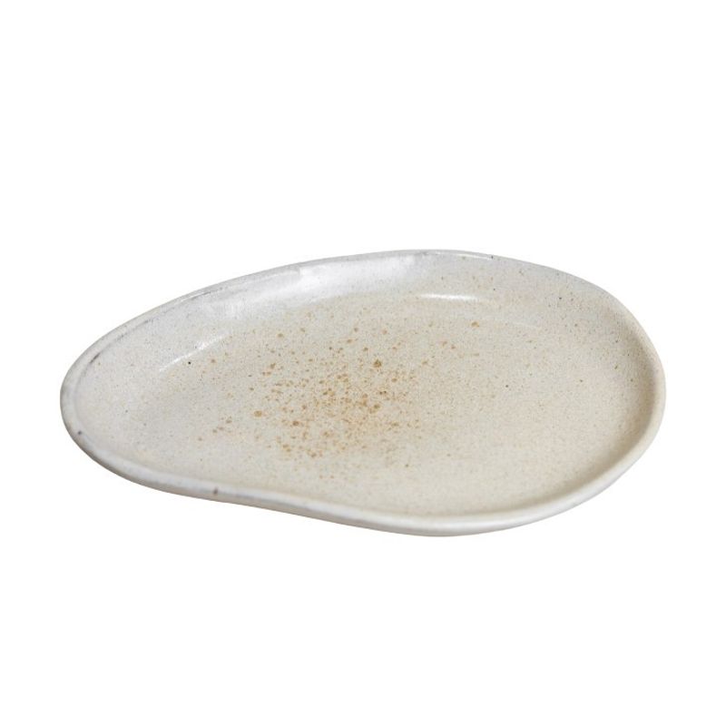 JOGO-6-PRATOS-APARADOR-IRREGULAR-CERAMICA-18X13CM-H2CM-BRANCO-CHAPISCO-LITICO-SCL08BCC