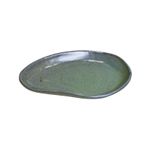 JOGO-6-PRATOS-APARADOR-IRREGULAR-CERAMICA-14X9CM-H2CM-VERDE-REAL-LITICO-SCL09VR