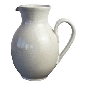 JARRA BOJUDA CERÂMICA 1,5L Ø14CM H20CM BRANCO SCJB45B