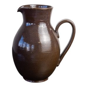JARRA BOJUDA CERÂMICA 1,5L Ø14CM H20CM CHOCOLATE SCJB45CH