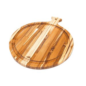 TÁBUA CABO CANALETA MADEIRA TECA Ø34CM H2CM SCH332
