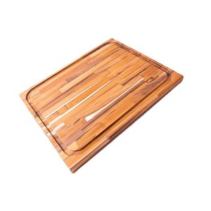 PRANCHA CANALETA MADEIRA TECA 40X29CM H4CM SCH334