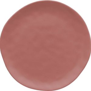 PRATO MESA CERÂMICA Ø25,5CM H2CM TERRACOTA ORGANIC 203181
