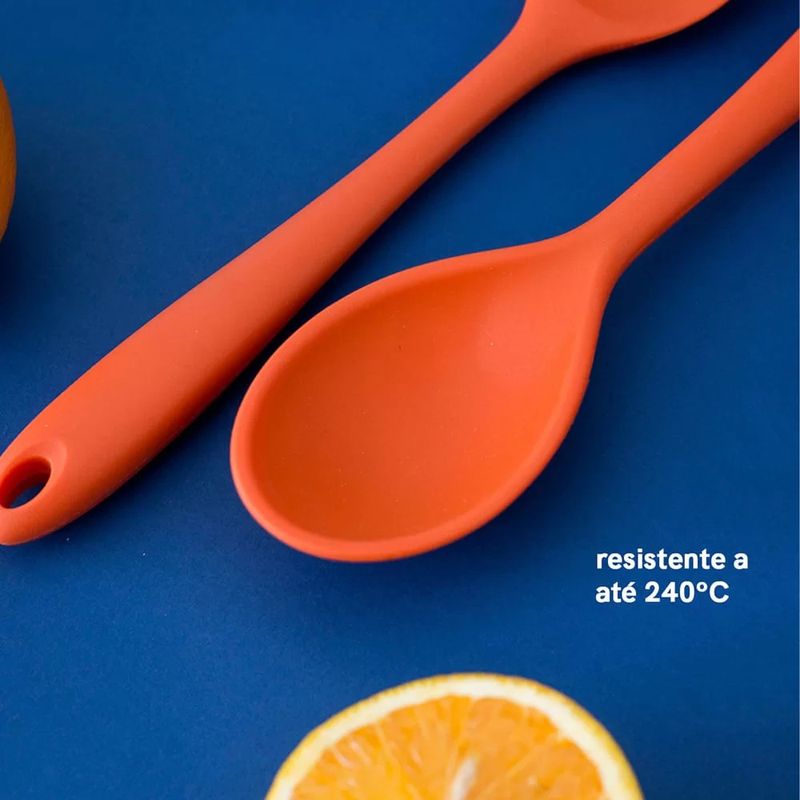 COLHER-SILICONE-27-5X6CM-H3CM-LARANJA-COZ00478LRJ