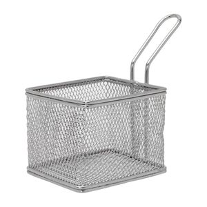 MINI CESTA APERITIVOS INOX 8X8CM H12,5CM AN808