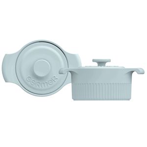 COCOTTE PORCELANA REFRATÁRIA 210ML Ø10CM H7CM AZUL VINTAGE 8877810-3700