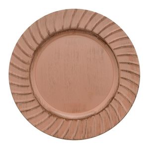 SOUSPLAT PLÁSTICO Ø33CM H2CM TERROSO DORICO 203124