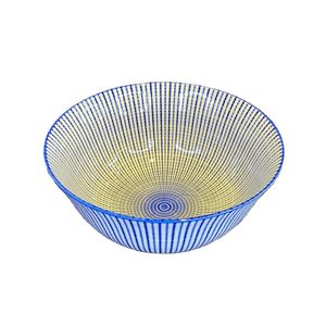 BOWL CERÂMICA Ø16CM H8CM ESTAMPADA AZUL 062075