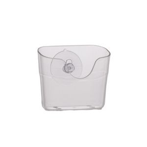 PORTA ESPONJA PLÁSTICO VENTOSA 11X5CM H9CM DIAMOND P1250