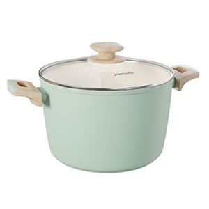 PANELA ALTA INDUÇÃO ALUMÍNIO ANTIADERENTE CERÂMICO TAMPA VIDRO Ø24CM H17CM 7,7L HERA 76134924