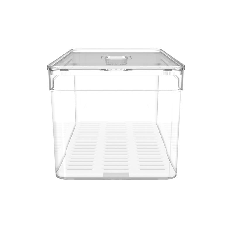 ORGANIZADOR-FRUTAS-POLIPROPILENO-EMPILHAVEL-30X15CM-H13CM-5L-CLEAR-FRESH-OF300NT