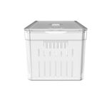 ORGANIZADOR-FRUTAS-CESTA-POLIPROPILENO-EMPILHAVEL-30X15CM-H13CM-5L-CLEAR-FRESH-OF350NT