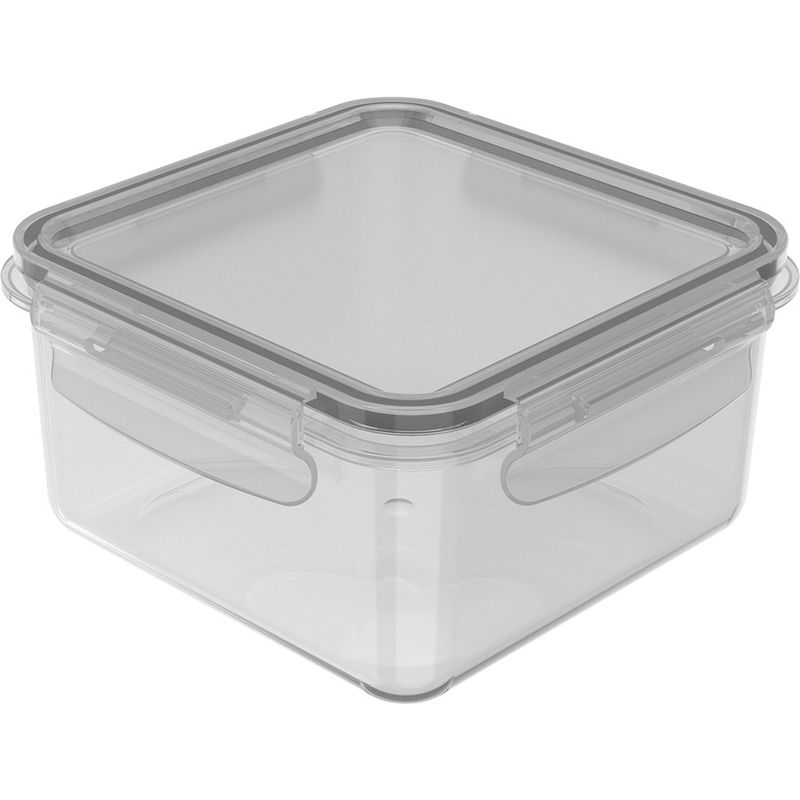 POTE-PLASTICO-HERMETICO-EMPILHAVEL-14X14CM-H7-5CM-800ML-CLICK-CL2100NT