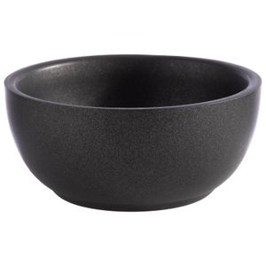MINI BOWL INOX PAREDE DUPLA Ø9,5CM H4,5CM 140ML GRAFITE LEVANTE 40701