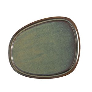 PRATO ASSIMÉTRICO PORCELANA 25X21CM GLOIRE PIUMA BONNA GOIPIU25DZ