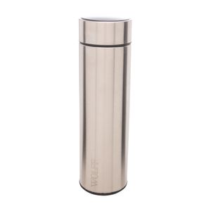 GARRAFA TÉRMICA INOX TERMÔMETRO LED 500ML Ø6CM H22CM 29080