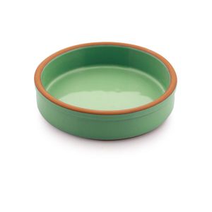 BOWL CERÂMICA REFRATÁRIA Ø13CM H3CM 260ML ESMALTE VERDE MUDANYA 10810108-99GR