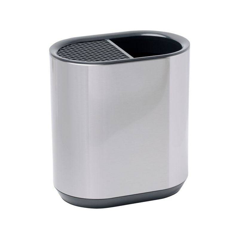 PORTA-FACAS-INOX-ABS-18X11-5CM-H19-5CM-CINZA-AJ22197