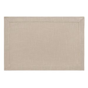LUGAR AMERICANO ALGODÃO 50X35CM TAUPE COLORATTA 202214