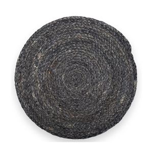 LUGAR AMERICANO FIBRA NATURAL Ø38CM H0,5CM AZUL MARINHO RÚSTICO 812100101