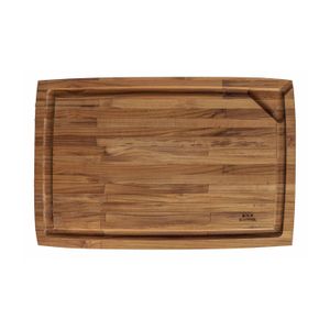 TÁBUA MADEIRA TECA CANALETA COLETOR GN1/1 53X35CM H2CM SCH329