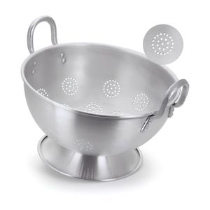ESCORREDOR ARROZ ALUMÍNIO Ø45CM H24CM 20L 10139