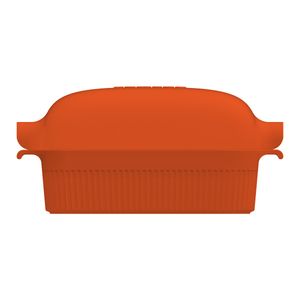 ASSADEIRA ROASTER PORCELANA REFRATÁRIA TAMPA 35X23CM H14CM 3L LARANJA ASSAR & SERVIR 8854535-38