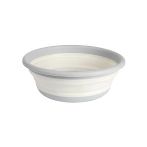 BACIA RETRÁTIL PLÁSTICO 5L Ø12CM H32CM CINZA LAV01850CZC