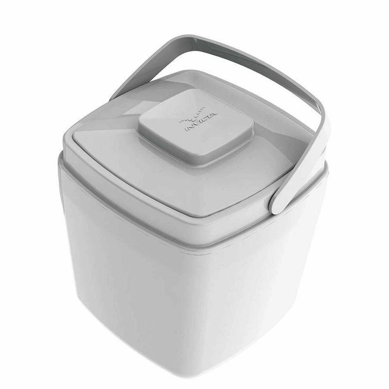 BALDE-GELO-PLASTICO-1L-13X13CM-H14CM-BRANCO-3111BR