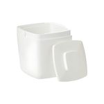 BALDE-GELO-PLASTICO-1L-13X13CM-H14CM-BRANCO-3111BR