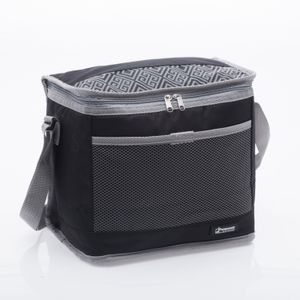 BOLSA TÉRMICA COOLER 10L 30X19,5CM H26CM PRETA P813